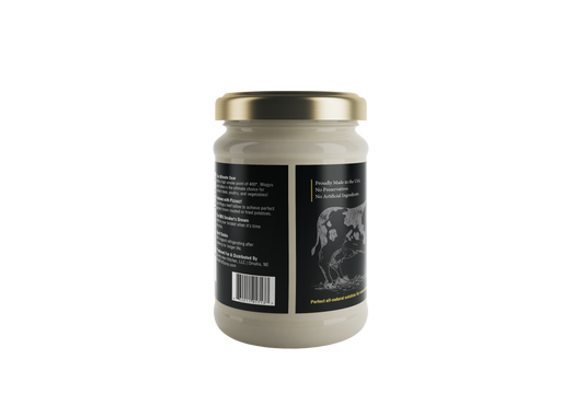 14 oz Jars - Premium Rendered Wagyu Beef Tallow