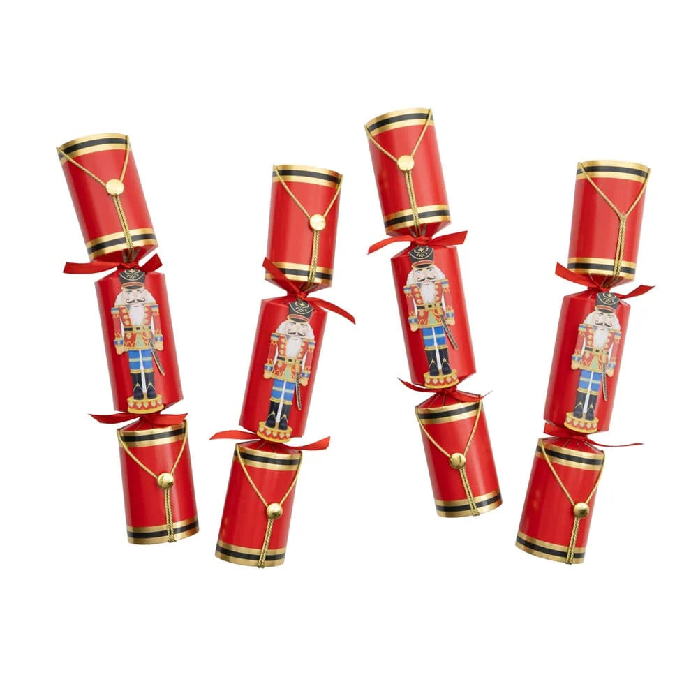 Nutcracker Drum 12-inch Christmas Crackers- Box of 6