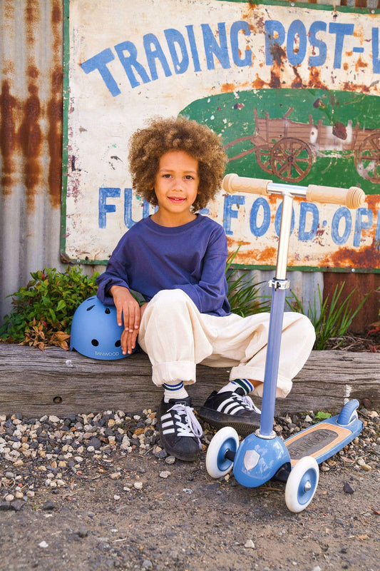 Banwood Inc - BANWOOD SCOOTER VINTAGE - BLUE (New Color)