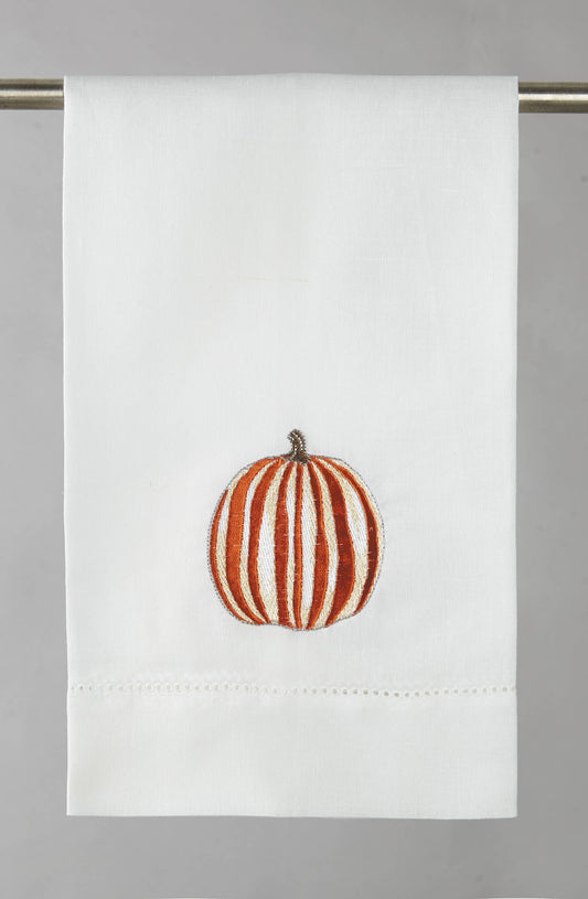 Printed Pumpkins Guest Towel - Sally Eckman Roberts