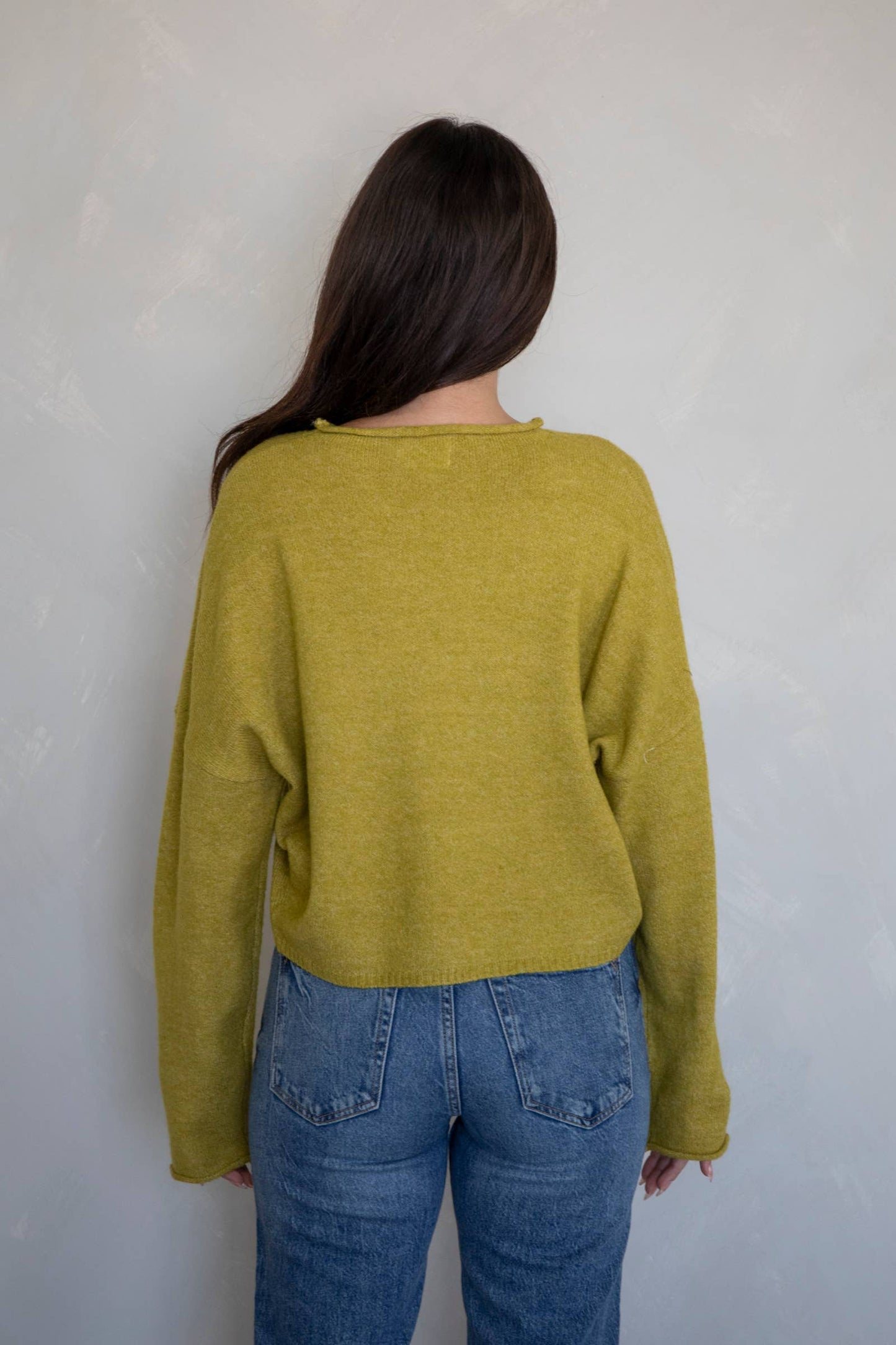 Things Between - Dijon Yellow Piper Cardigan: Dijon Yellow / S