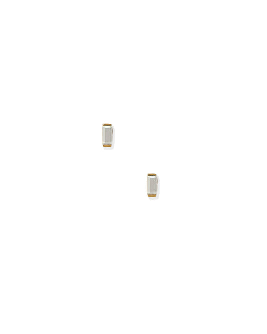 LINNY CO - Screwback Stud Earrings - Amber Micro