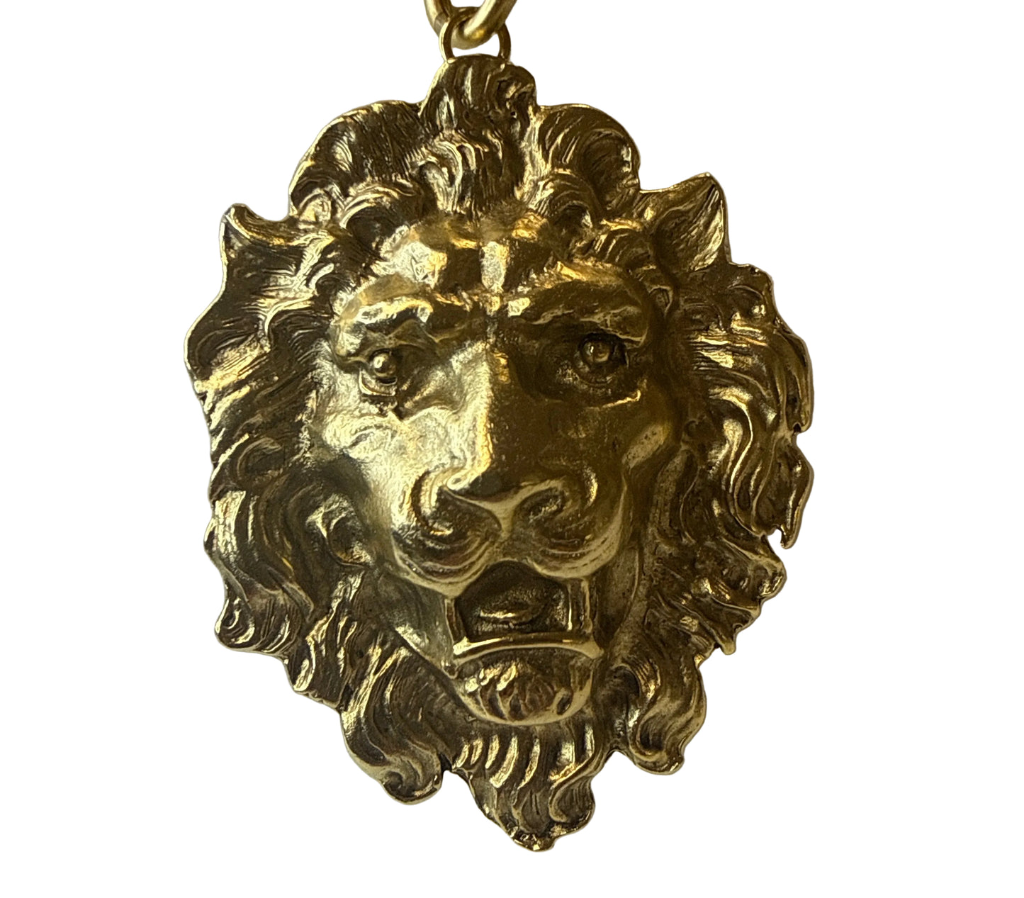 Gold Lion Necklace