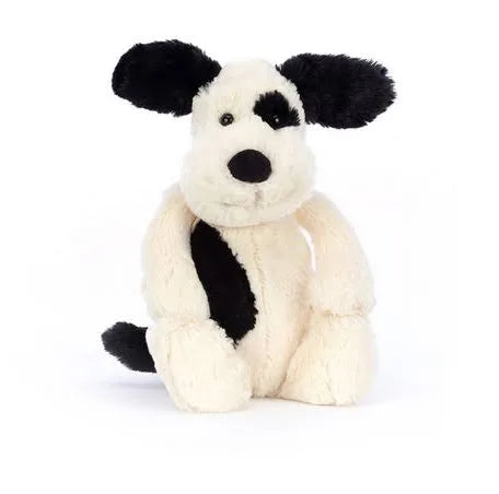 Bashful Black & Cream Puppy(Jelly Cat)