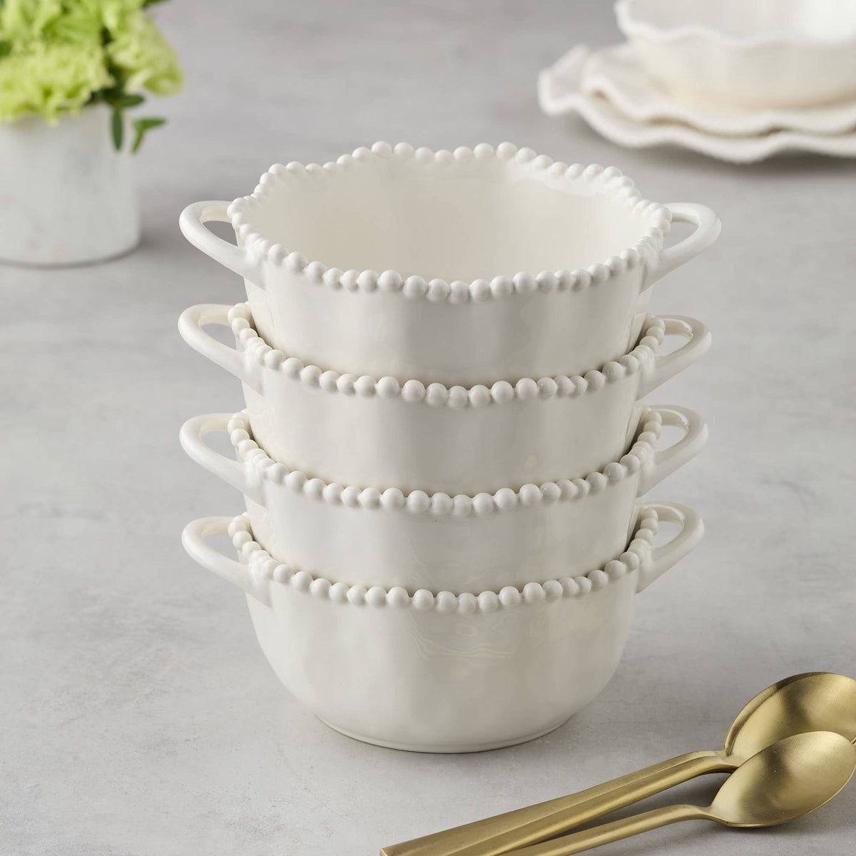 Certified International - Perlette Cream Soup Crock