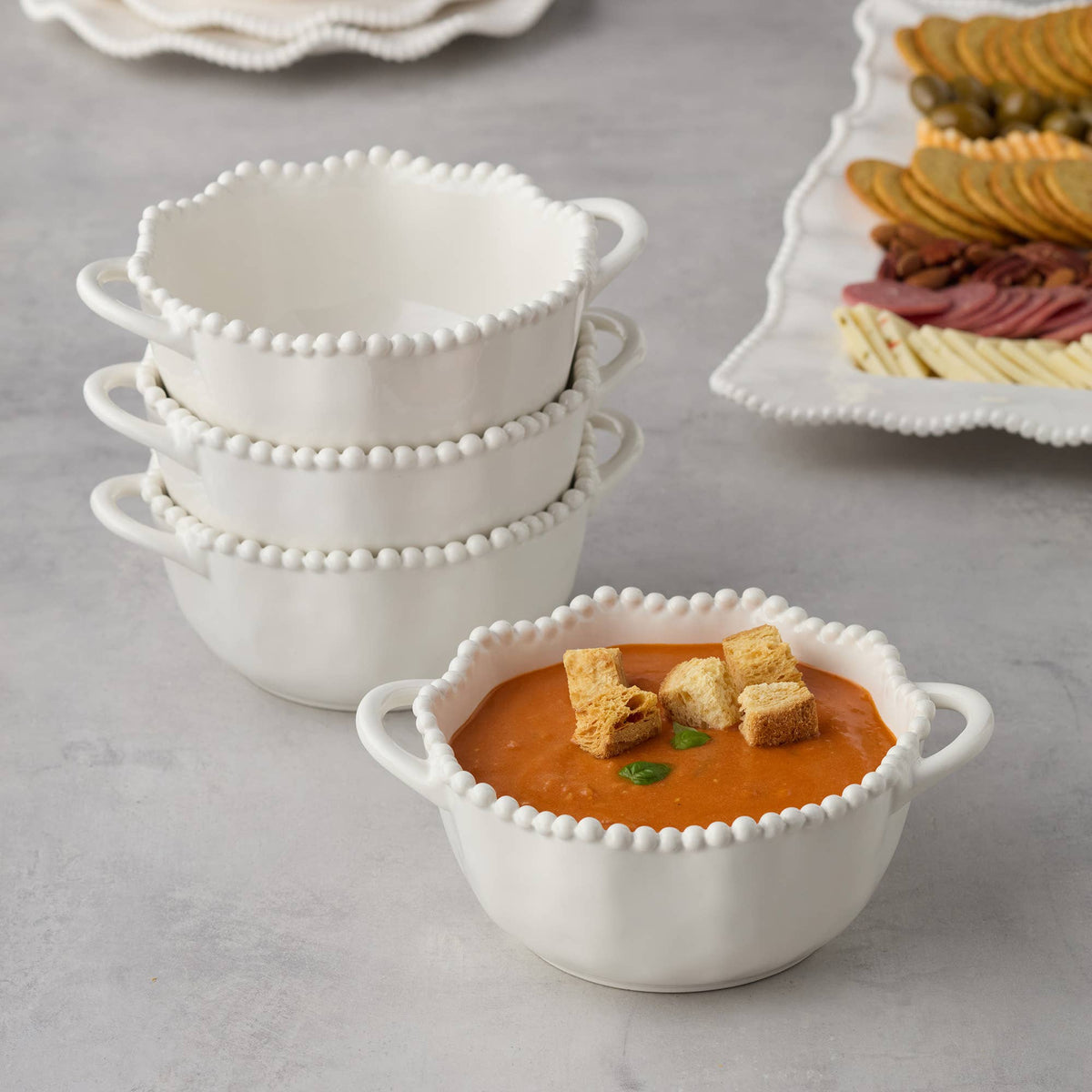 Certified International - Perlette Cream Soup Crock