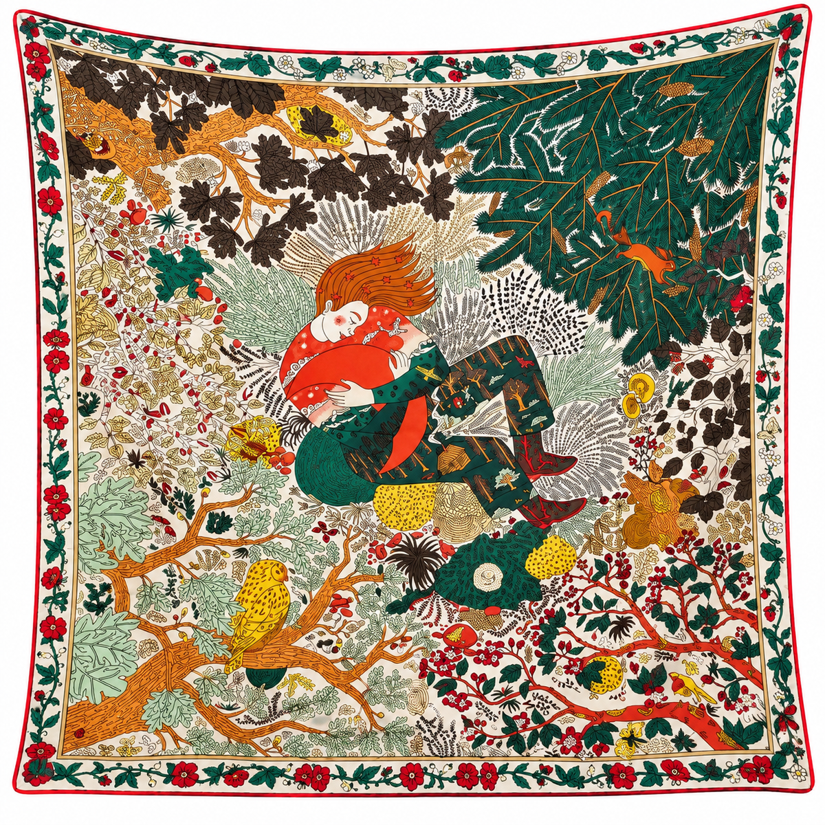 Green Lady Moon Scarf