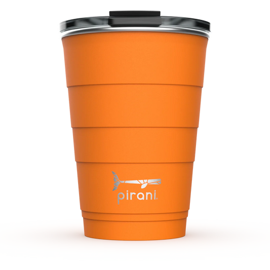 Pirani 16oz Insulated Tumbler TN Orange