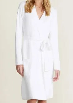 Barefoot Dreams Ribbed Robe “Sea Salt”