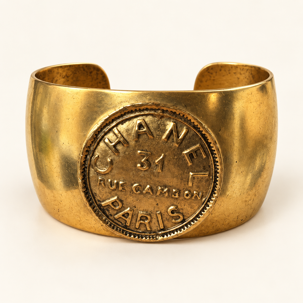 Single Coin Chanel Cuff