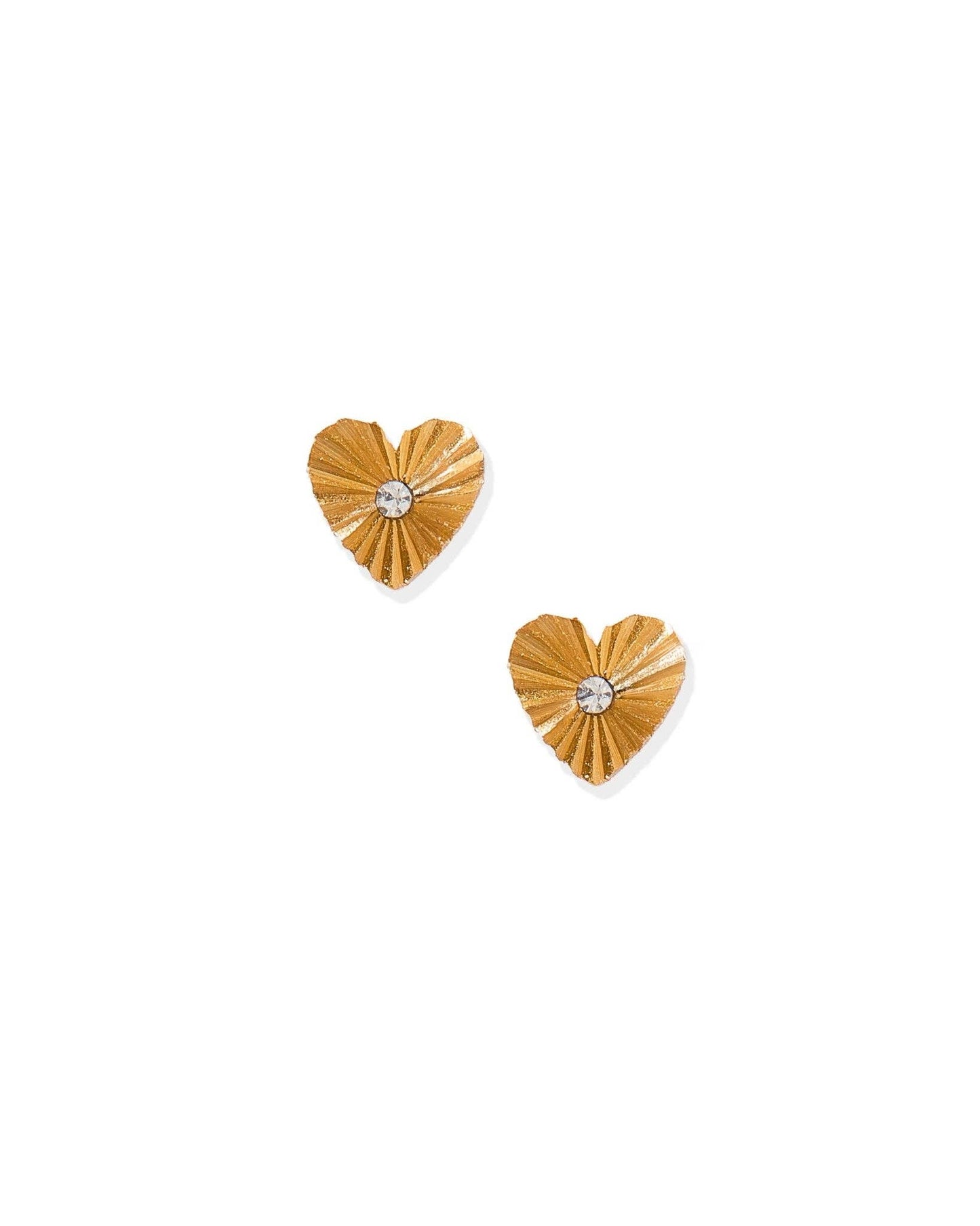 LINNY CO - Screwback Stud Earrings - Andrea Heart