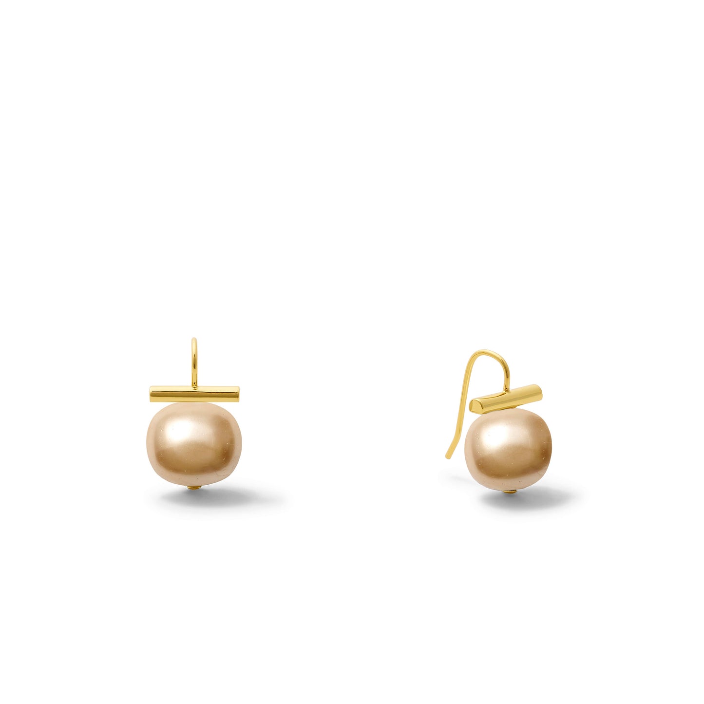 Petite + Sweet Pebble Pearls Oxblood