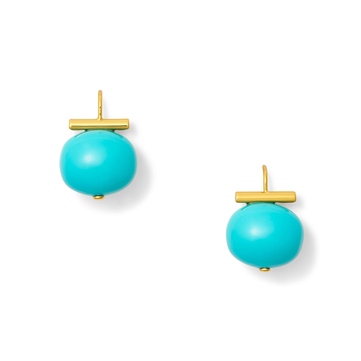 CC & Co by Catherine Canino - Statement Making Turquoise Pebble Pearl Earrings
