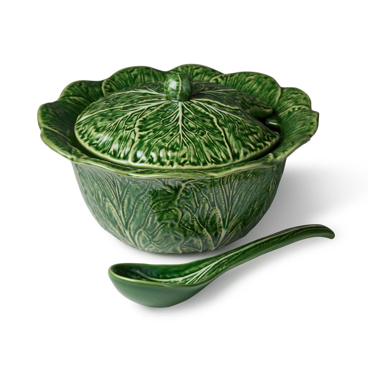 Certified International - Le Jardin Cabbage 3-D Tureen with Ladle