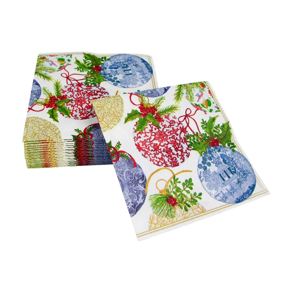 Porcelain Ornaments Cocktail Napkins