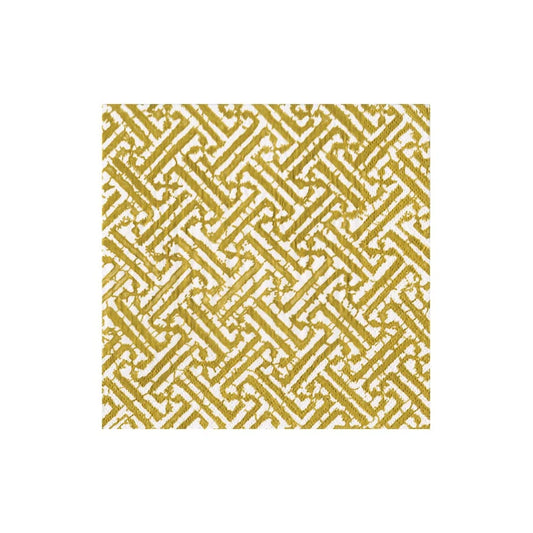 Fretwork Gold Cocktail Napkins
