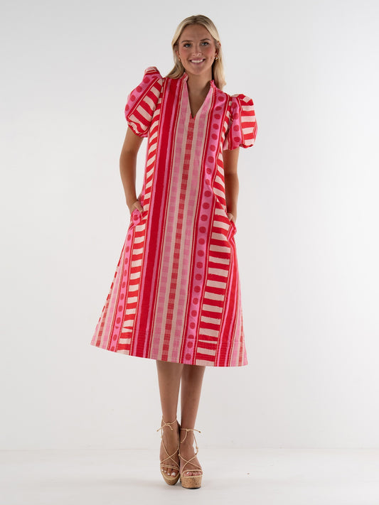 Hampton Dress - Peach Jubilee