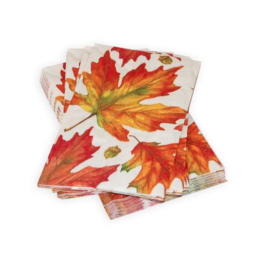 Caspari Dinner/Guest Napkins Autumn Hues