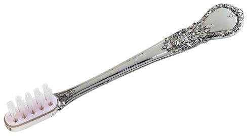 Salisbury Baby Products Pewter Toothbrush Pink
