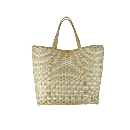 Large, Salt - Pearl + White Tote