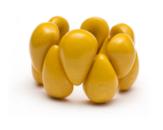 Yellow Raindrop Bracelet