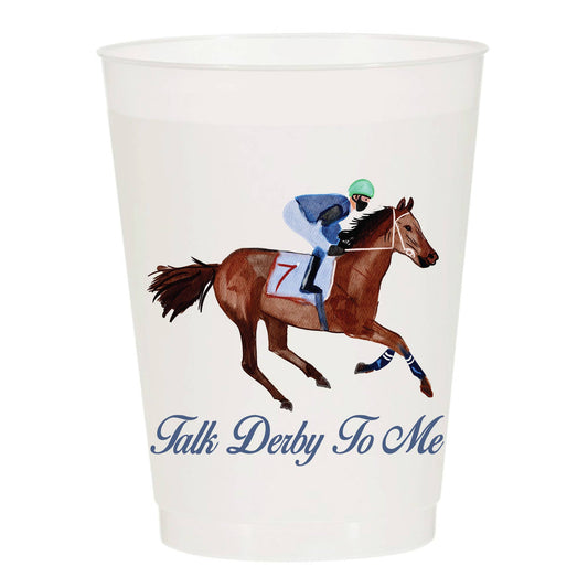 Sip Hip Hooray - Talk Derby To Me Frosted Cups - Derby: Pack of 10