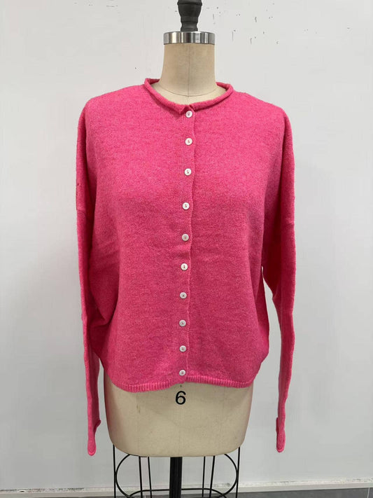 Things Between - Rose Piper Cardigan: Rose / S