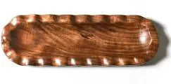 Coton Colors Fundamental Wood Products Ruffle Skinny Tray