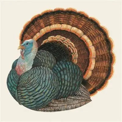 Hester & Cook Seasonal Cocktail Napkins Heritage Turkey | 20 Pack