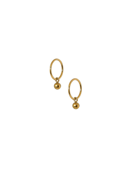 LINNY CO - Huggie Charm Earrings - Nola 10mm