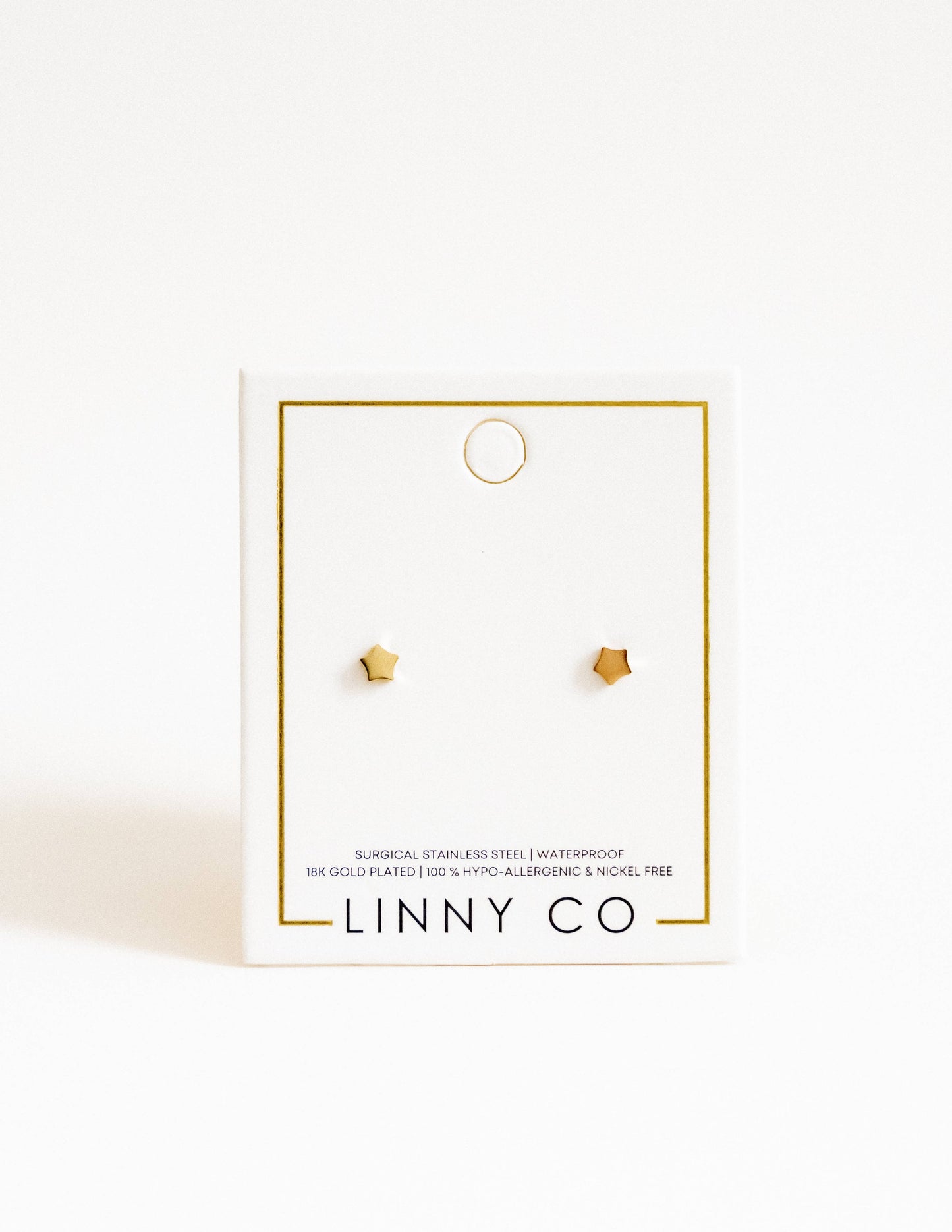 LINNY CO - Screwback Stud Earrings - Stella Star