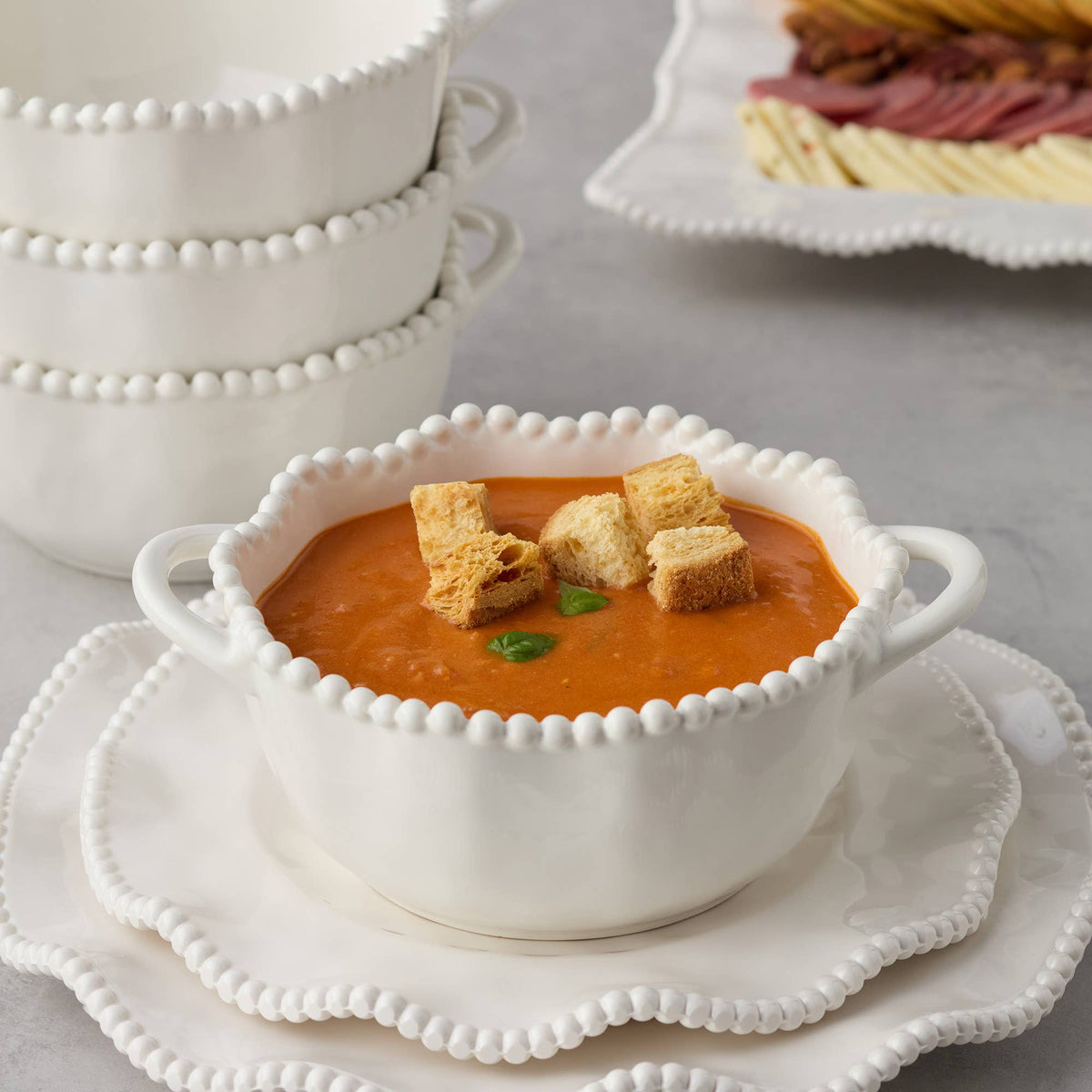 Certified International - Perlette Cream Soup Crock