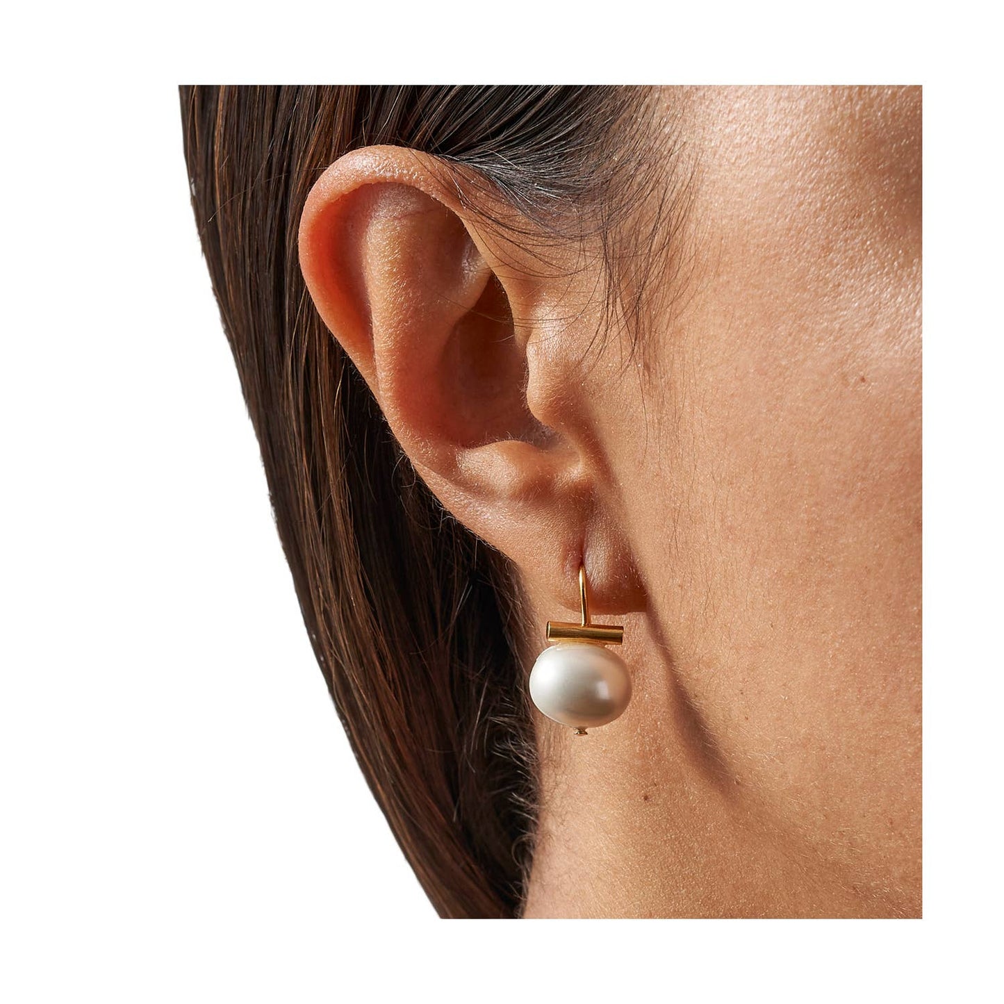 Petite + Sweet Pebble Pearls Oxblood