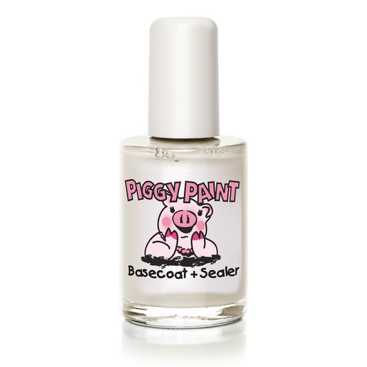 Piggy Paint - Basecoat + Sealer Nail Polish Non-Toxic Kids Nail Polish