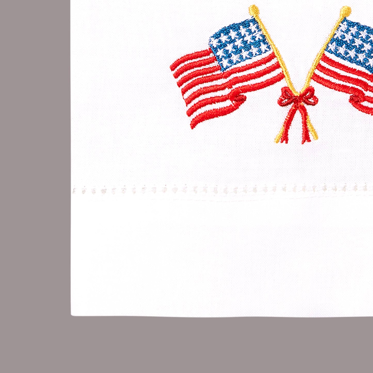 Crossed Flags Guest Towel