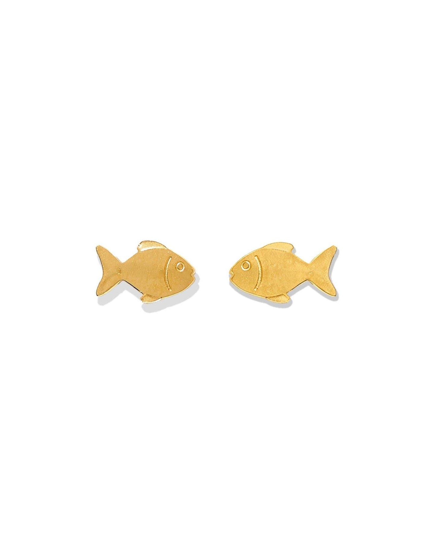 LINNY CO - Screwback Stud Earrings - Fish