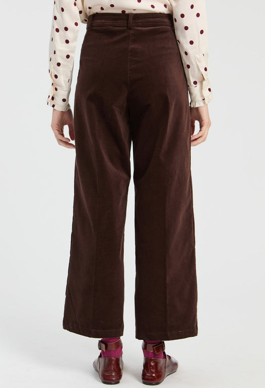 Brown Velvet Trousers