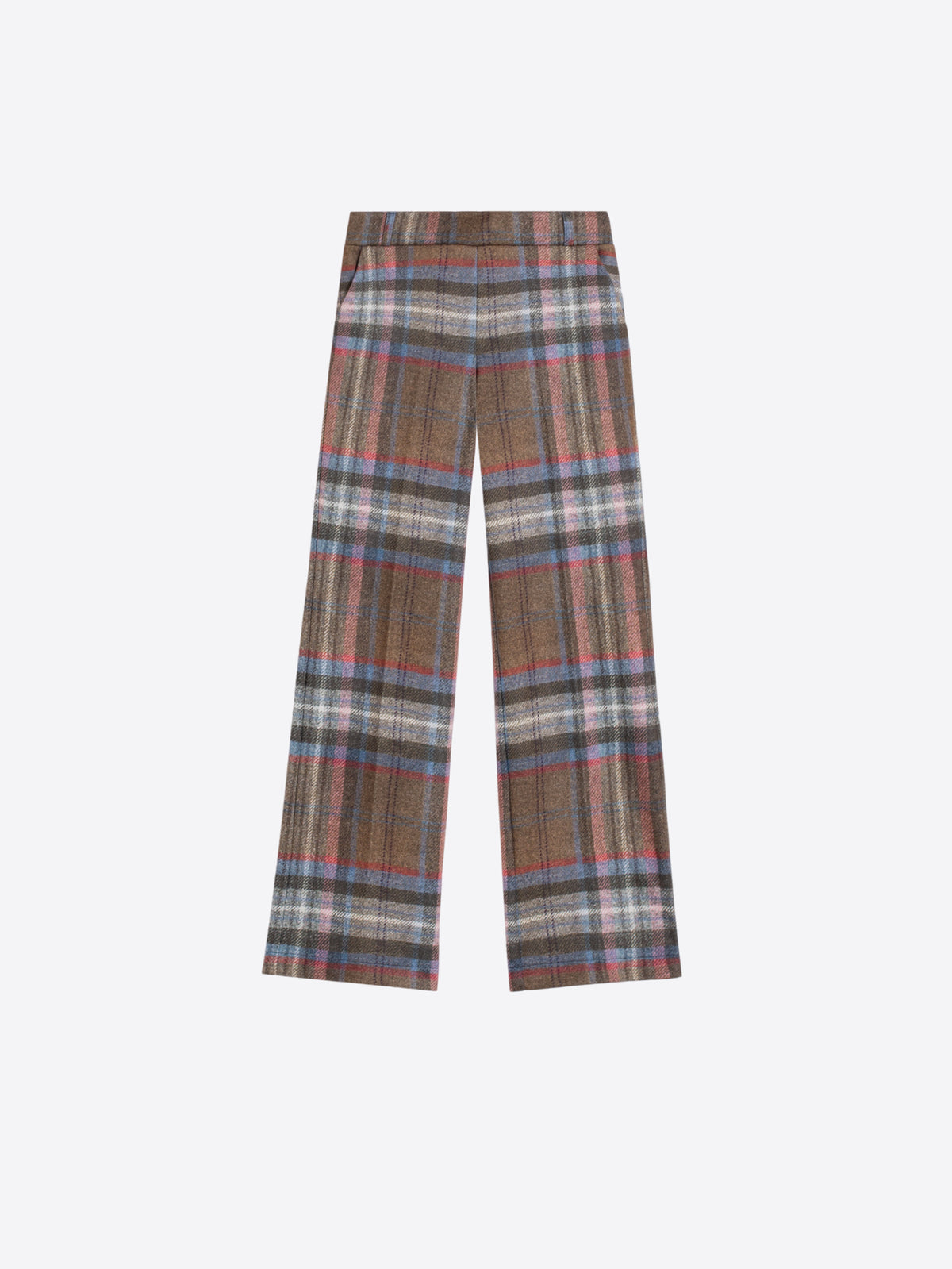 Brown and Blue Trouser