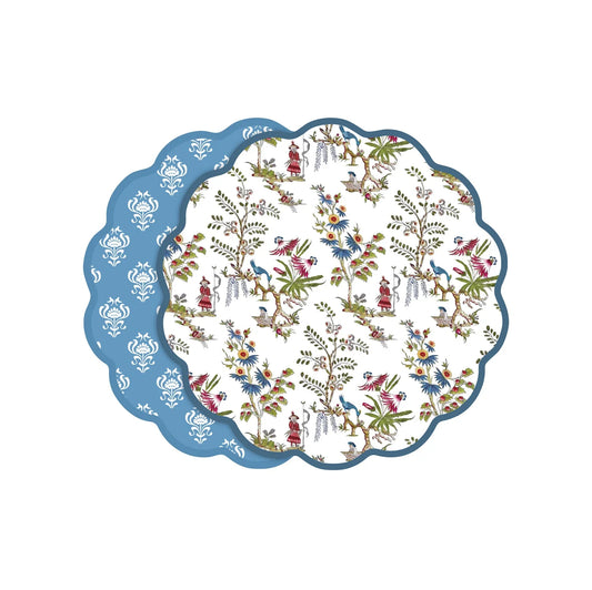 VIDA Regency Chinoiserie Reversible Placemats Set of 4 (Multi)