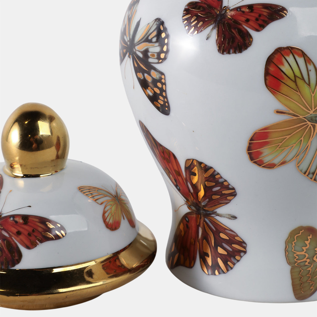 8x5” Butterflies Temple Jar