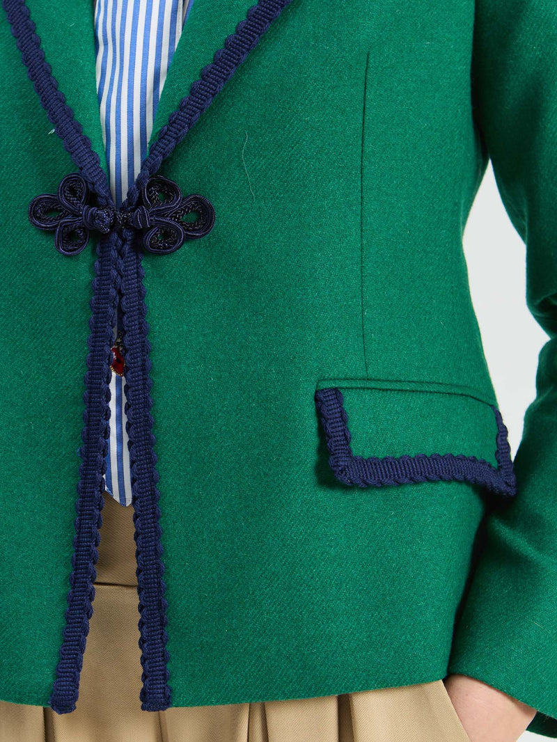 Green Tweed Jacket