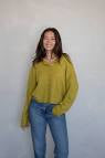 Dijon Yellow Piper Cardigan Sweater