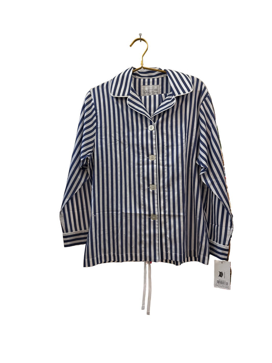 Classic Luxe Pima Pajama Navy stripe