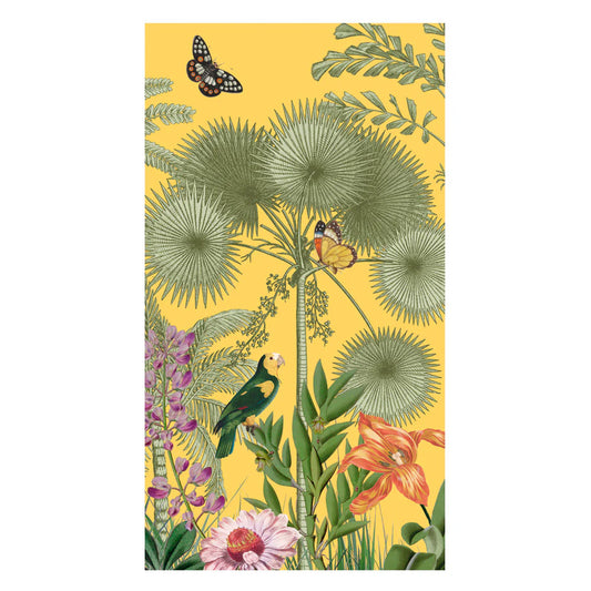 Caspari Guest Napkin/ Paradise Garden Canary
