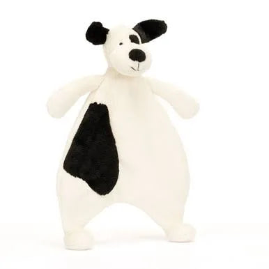Baby Jellycat Products Bashful Black & Cream Puppy Comforter