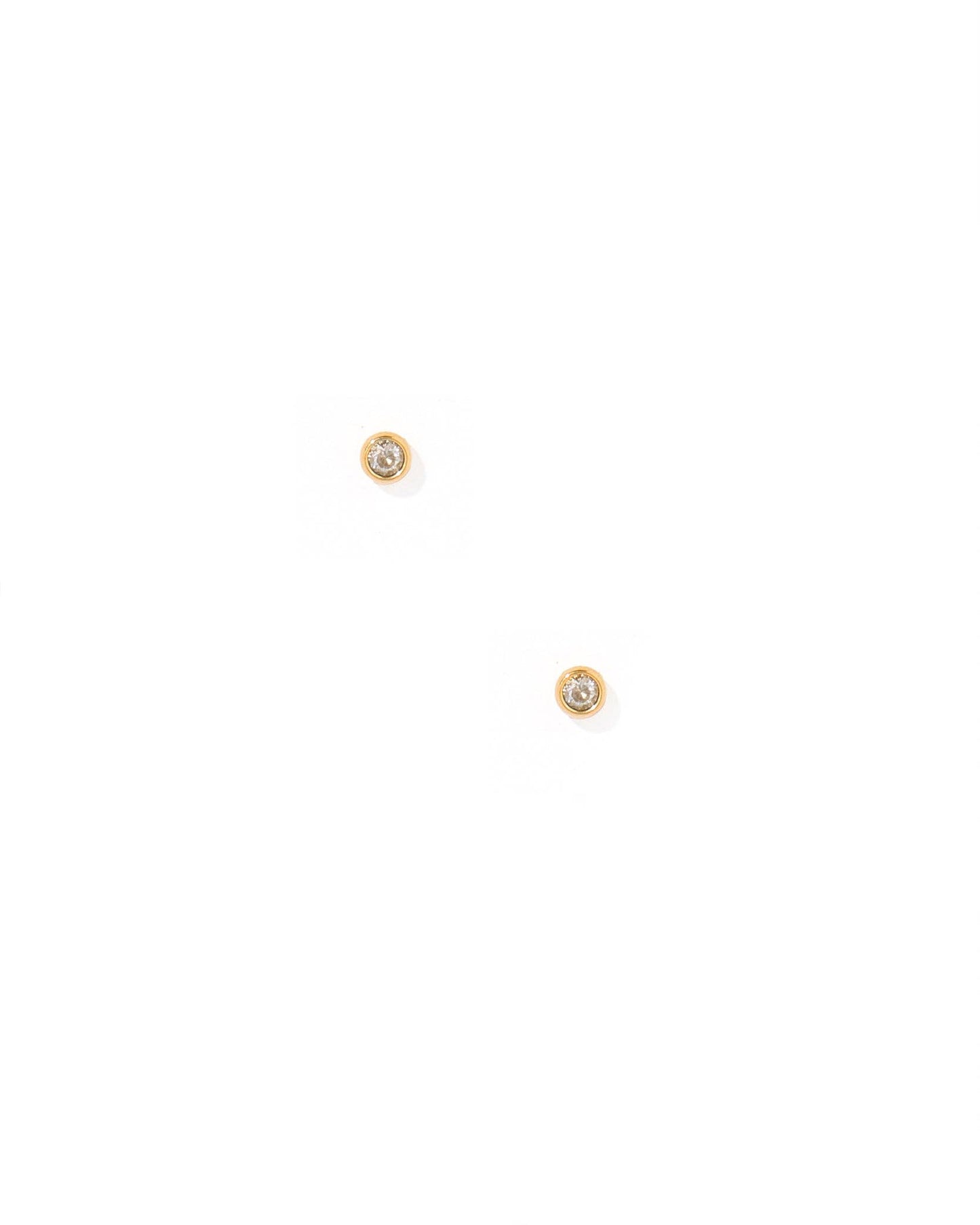Screwback Stud Earrings - Cooper Clear