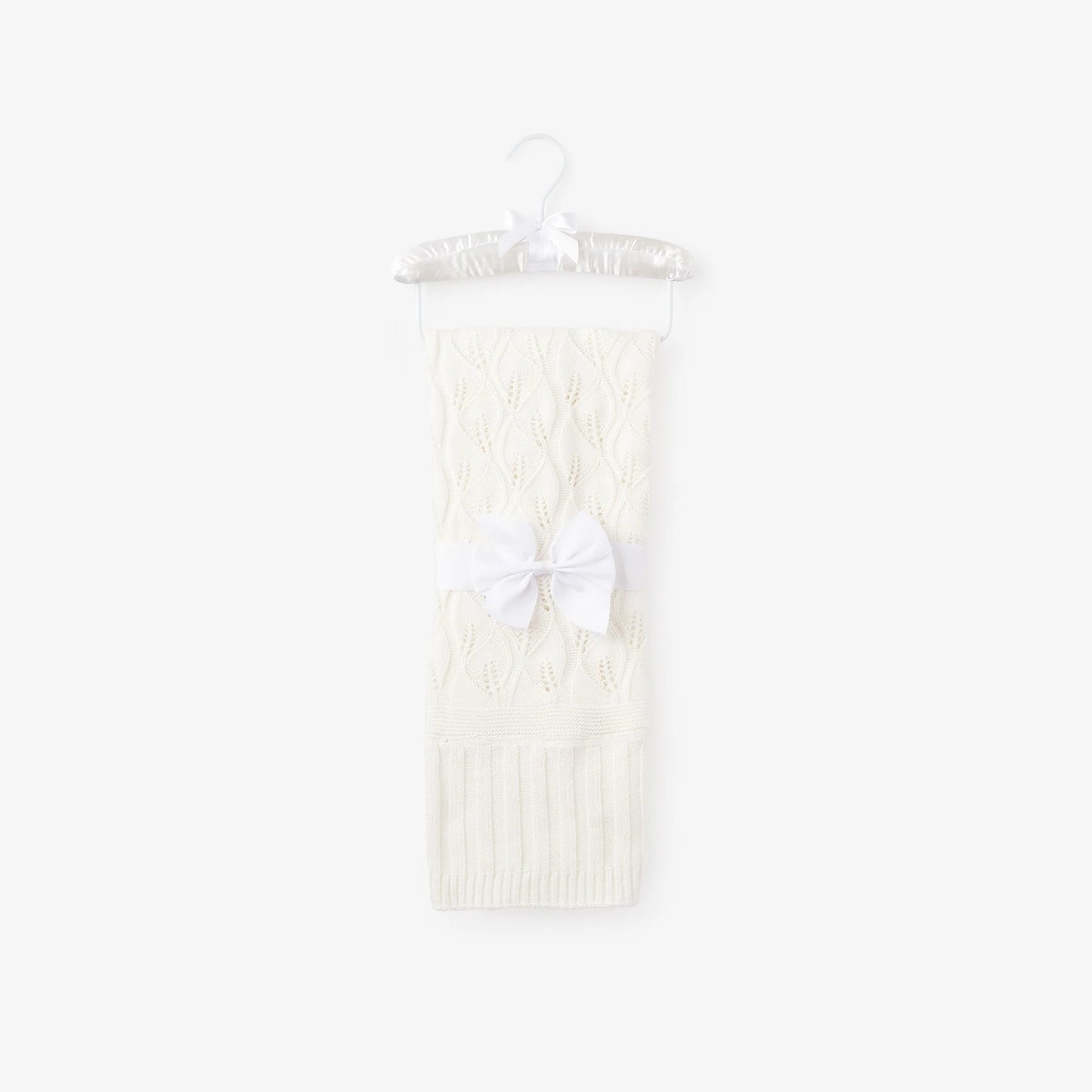 White Christening Shawl (Elegant Baby)