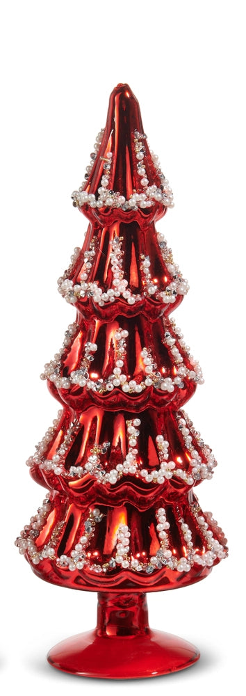 Red Beaded Trees