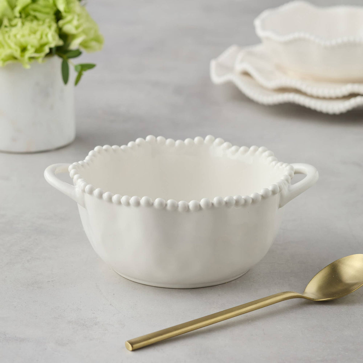 Certified International - Perlette Cream Soup Crock