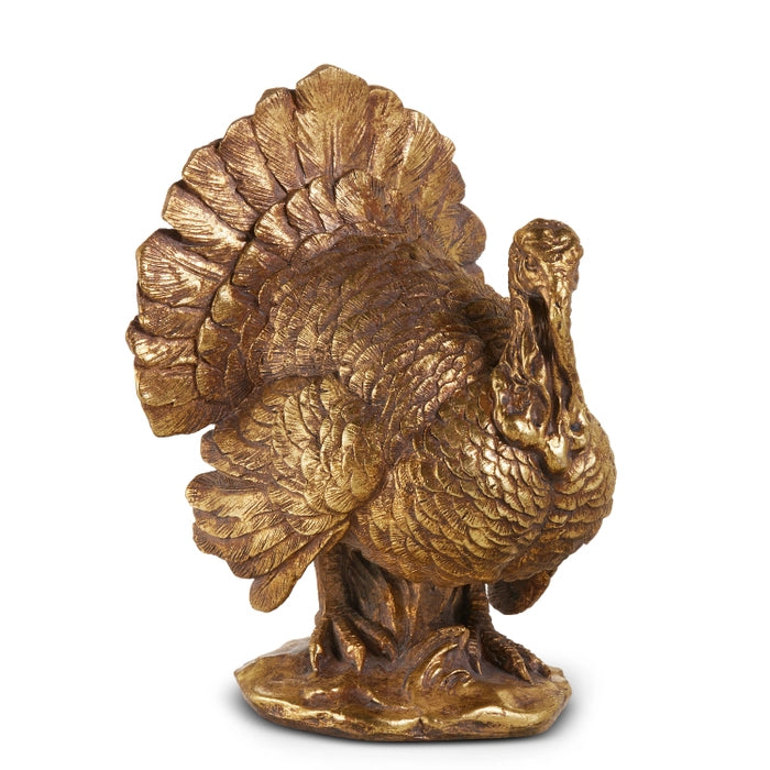 10.25" Antique Gold Turkey